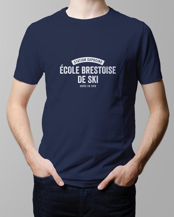 Tee-shirt ecole brestoise de ski