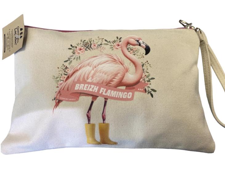 pochette breizh flamingo