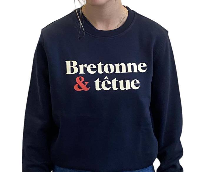 sweat bretonne et têtue